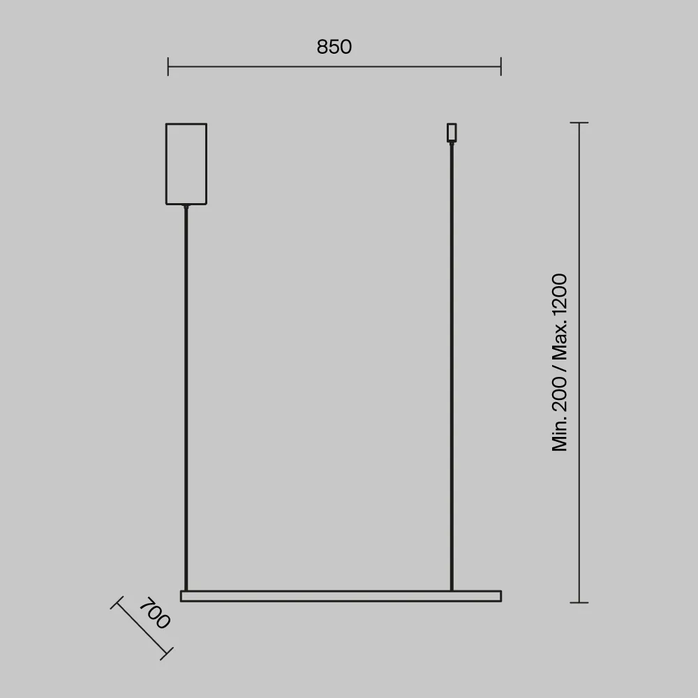 картинка Подвесной светильник Maytoni MOD072PL-L36B3K
