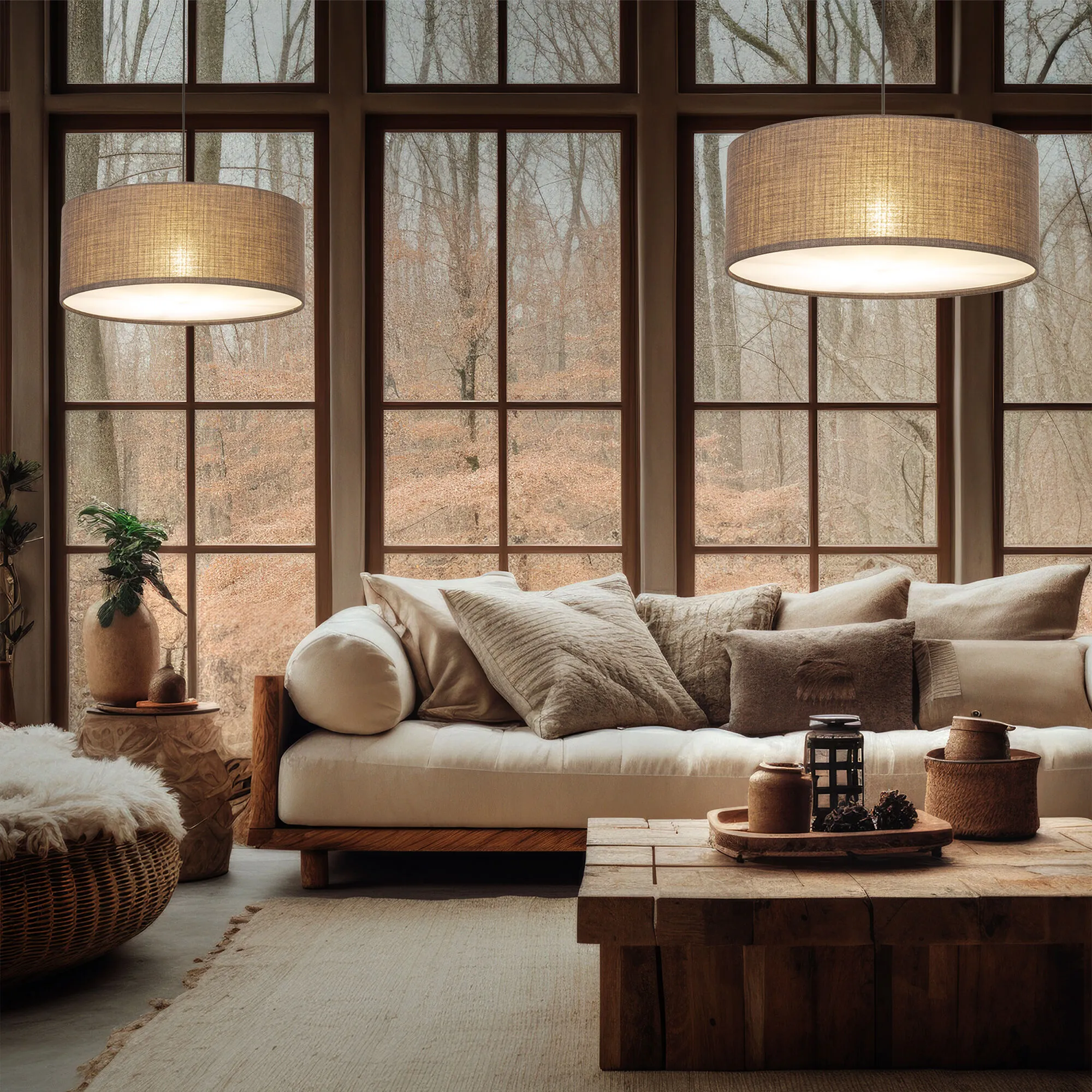 картинка Подвесной светильник с тканевым рассеивателем 10100 Earth