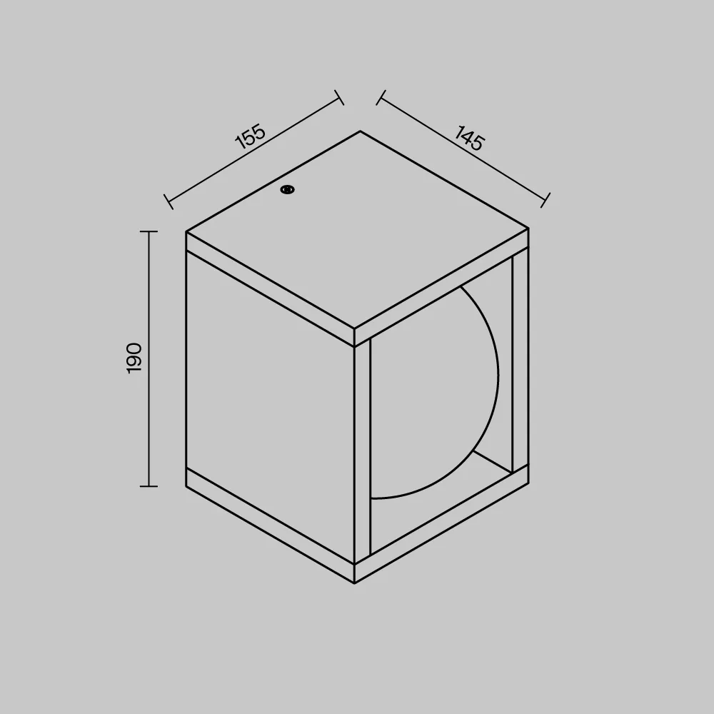 картинка Настенный светильник (бра) Outdoor O483WL-L10GF3K