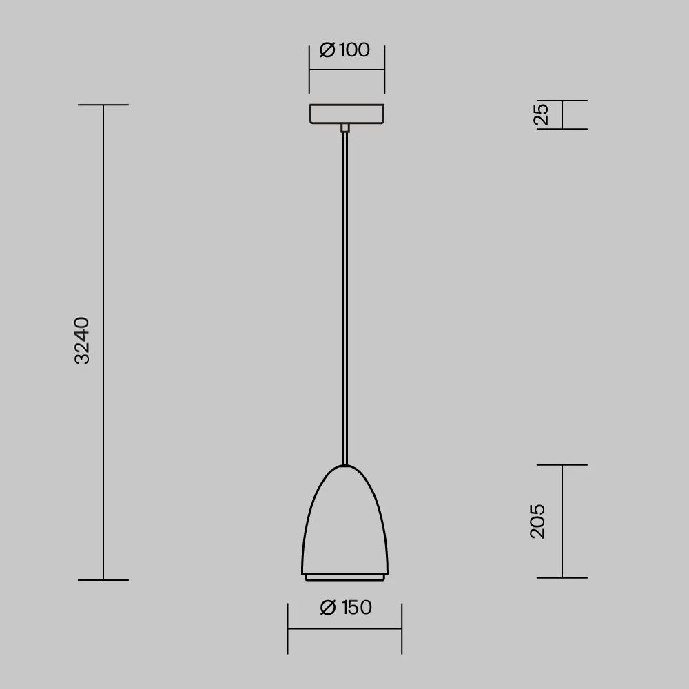 картинка Подвесной светильник Maytoni MOD430PL-01CM