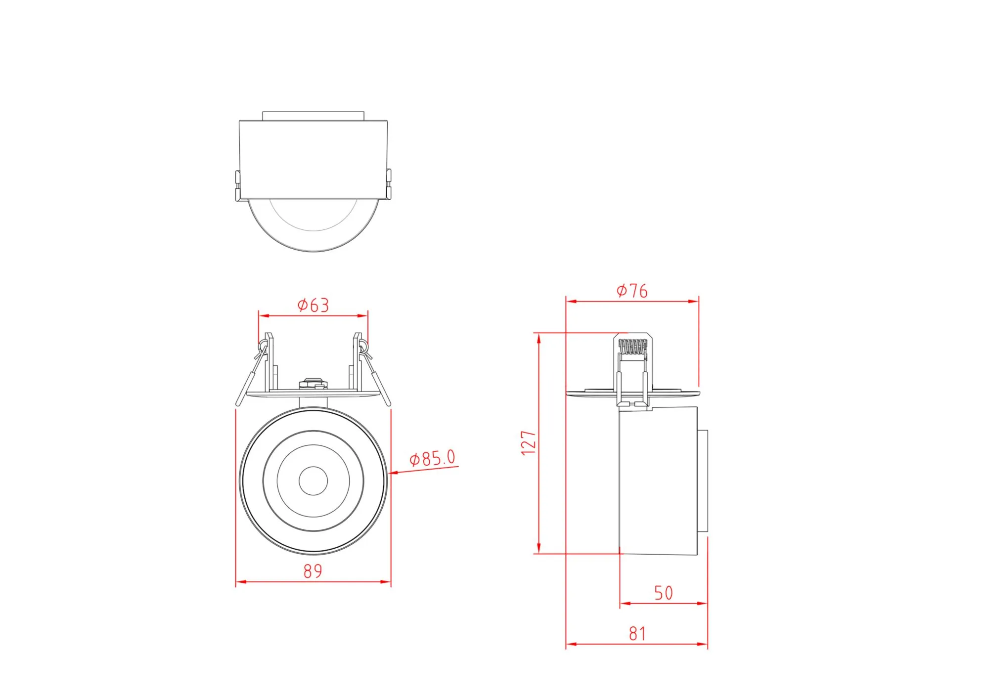 картинка Потолочный светильник Technical C063CL-L12B4K
