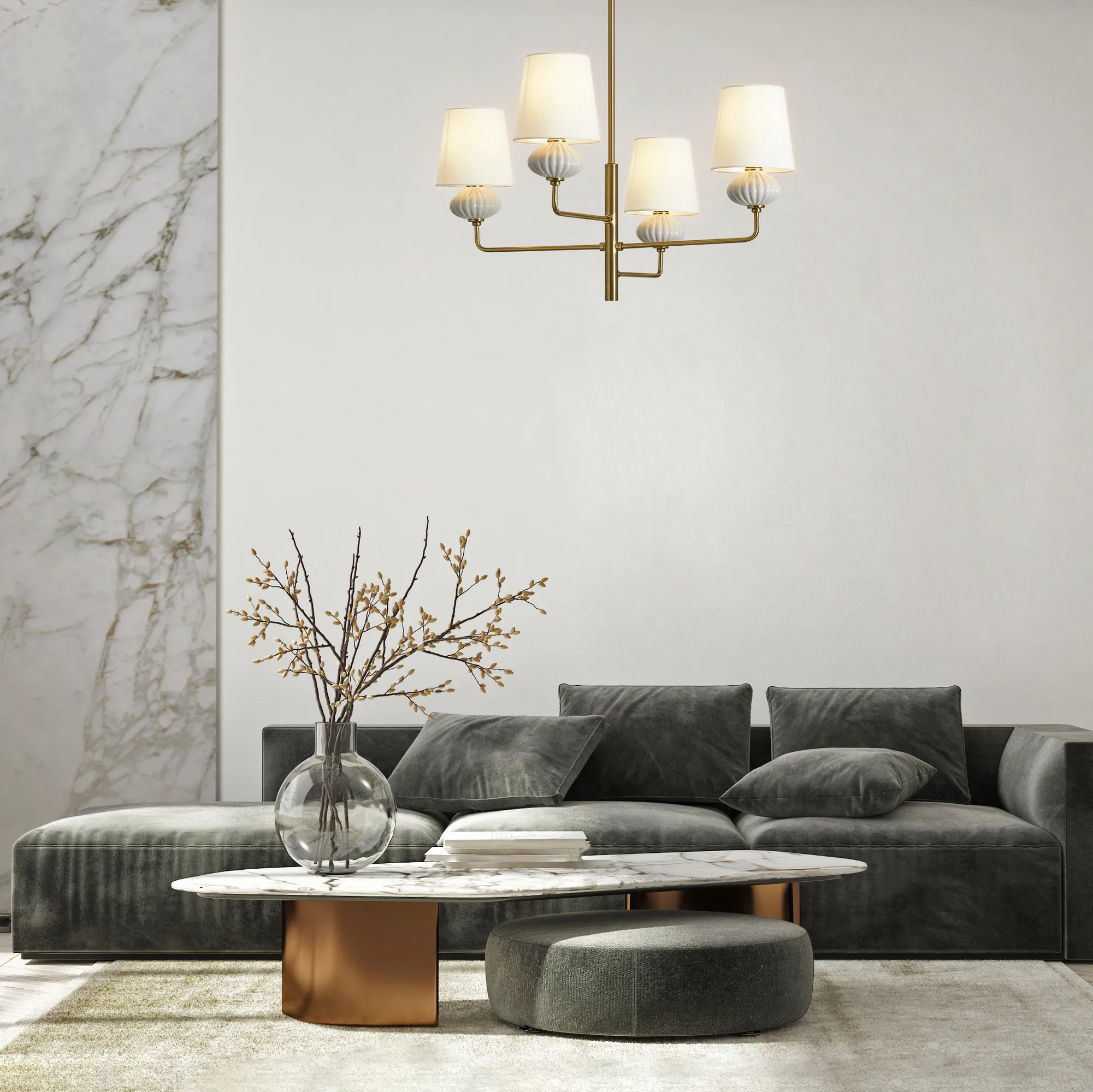 картинка Подвесной светильник Freya FR2029PL-04BS