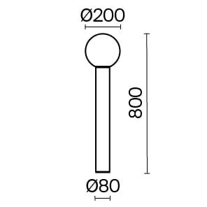 картинка Ландшафтный светильник Outdoor O598FL-01B
