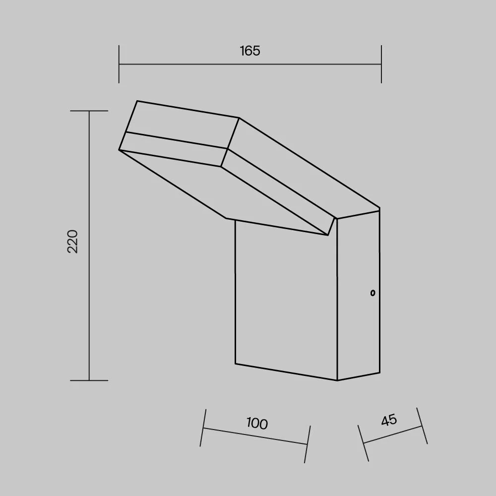картинка Настенный светильник (бра) Outdoor O595WL-L12B3K