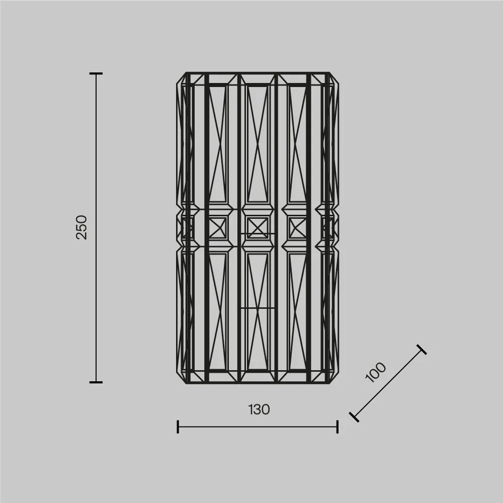 картинка Настенный светильник (бра) Maytoni MOD094WL-01G