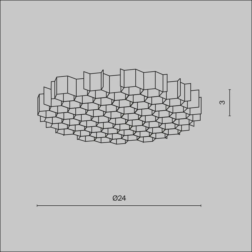картинка Комплектующие для светильника Technical HoneyComb-D24