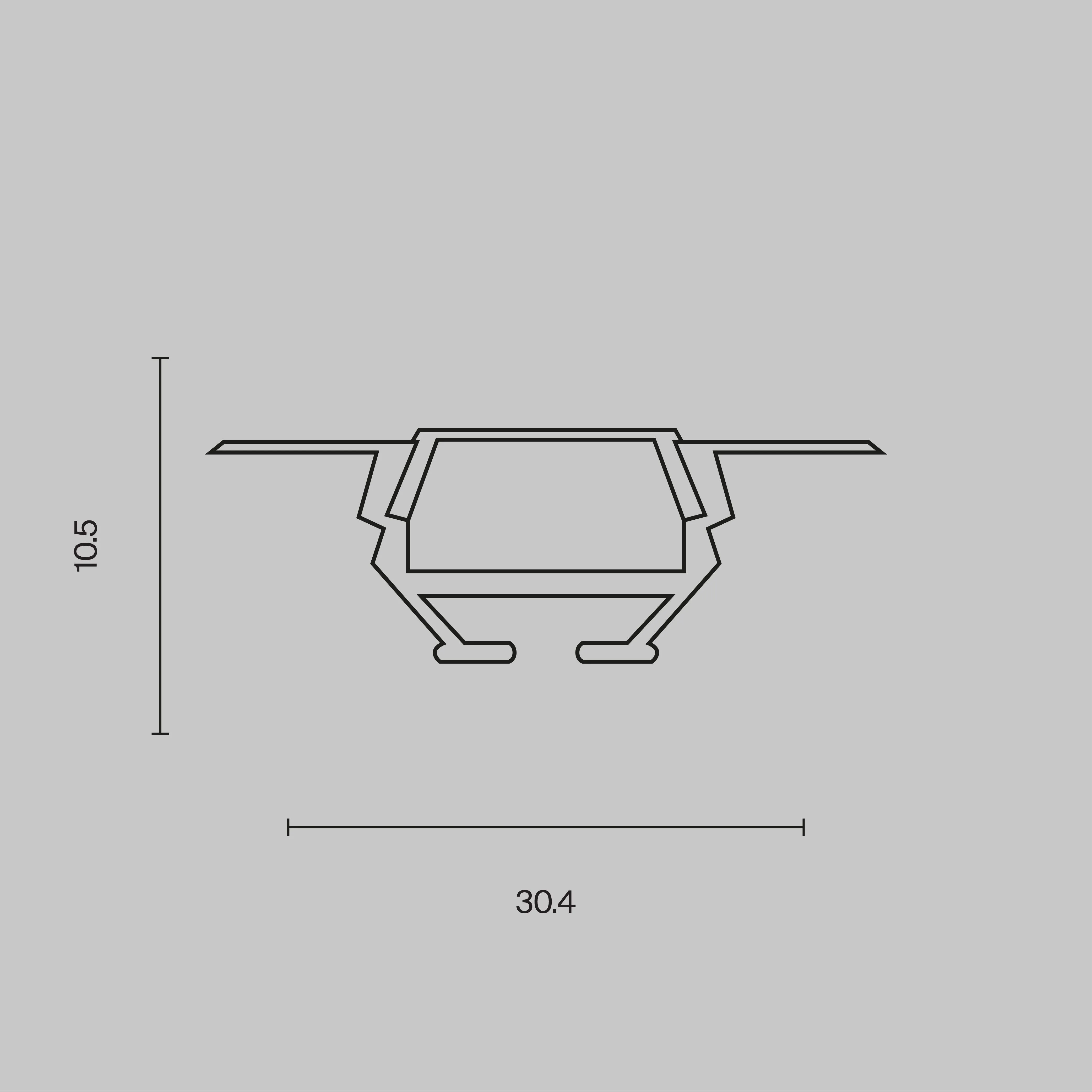 картинка Профиль Led Strip ALM010S-2M