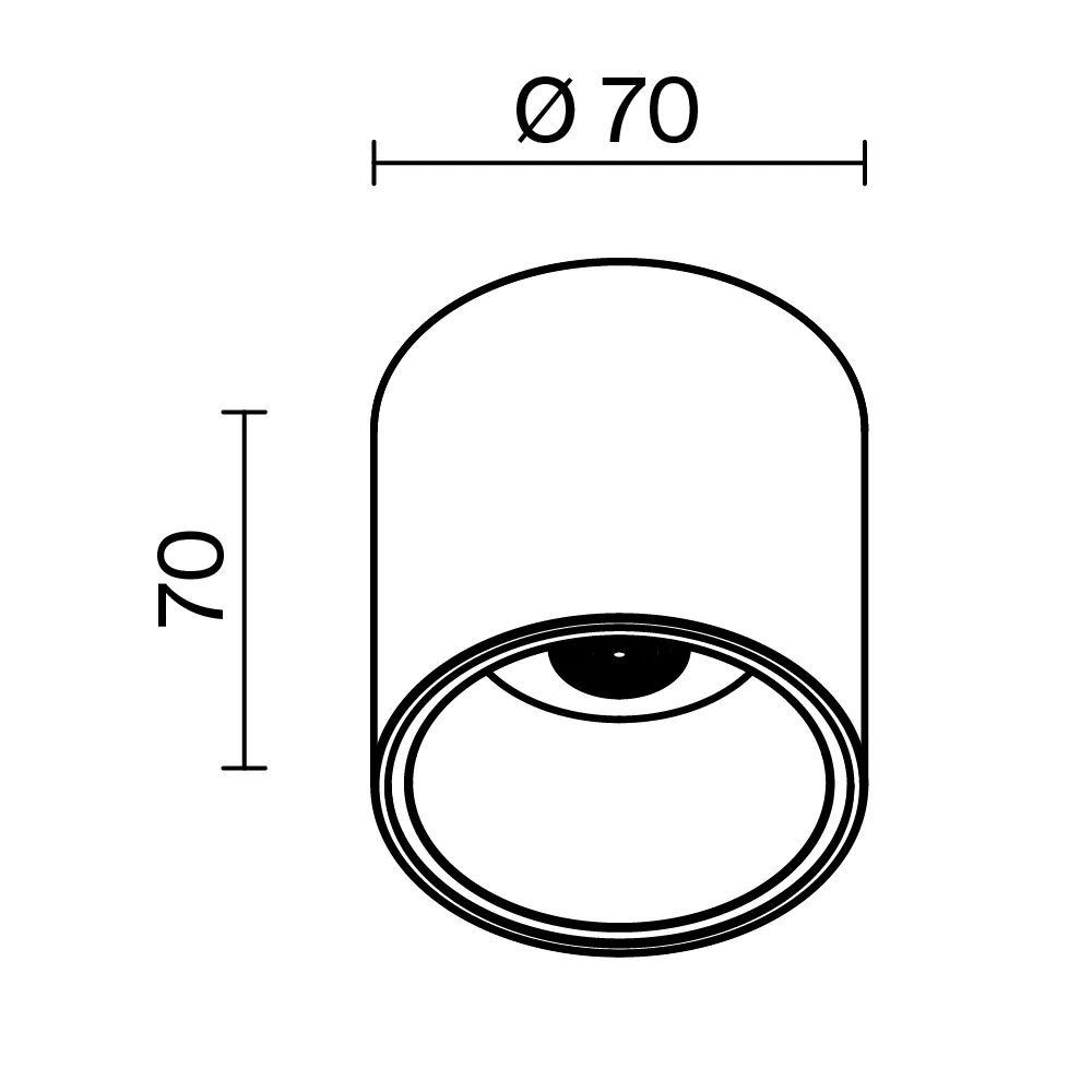 картинка Потолочный светильник Technical C064CL-L12W4K
