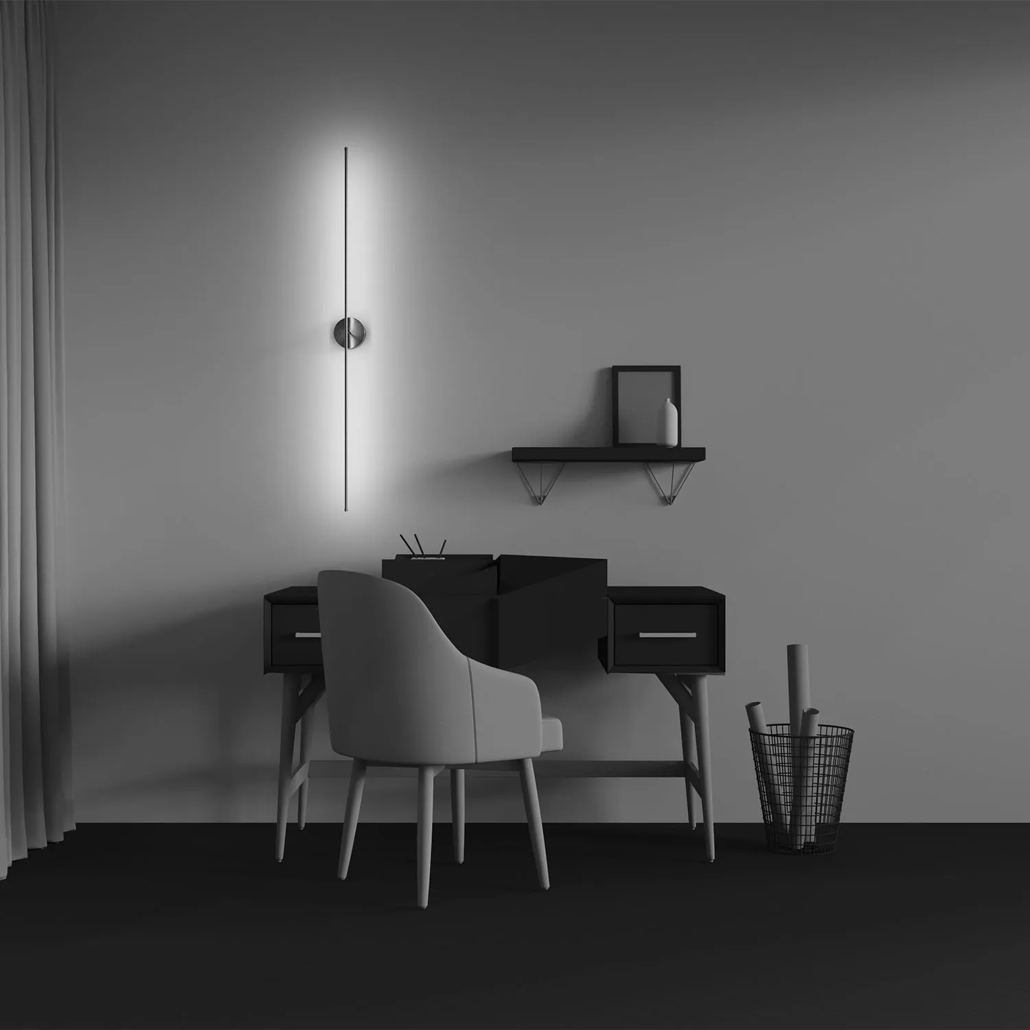 картинка Настенный светильник (бра) Maytoni C084WL-L18BS2.7K-1