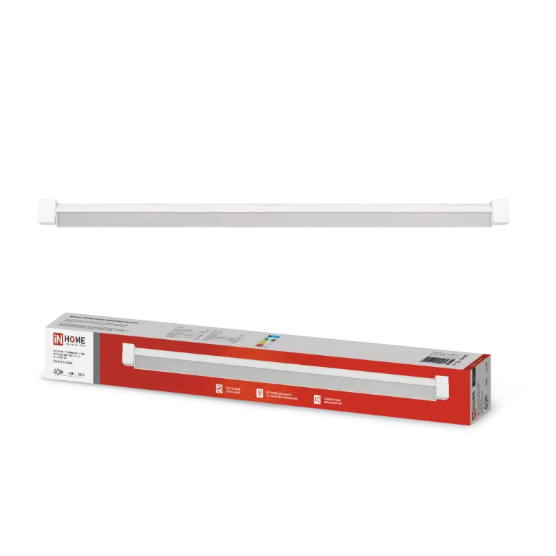 картинка Светильник трековый линейный светодиодный поворотный LTR-01R-TL 4040W 40Вт 4000К 605мм 120 градусов белый серии TOP-LINE IN HOME