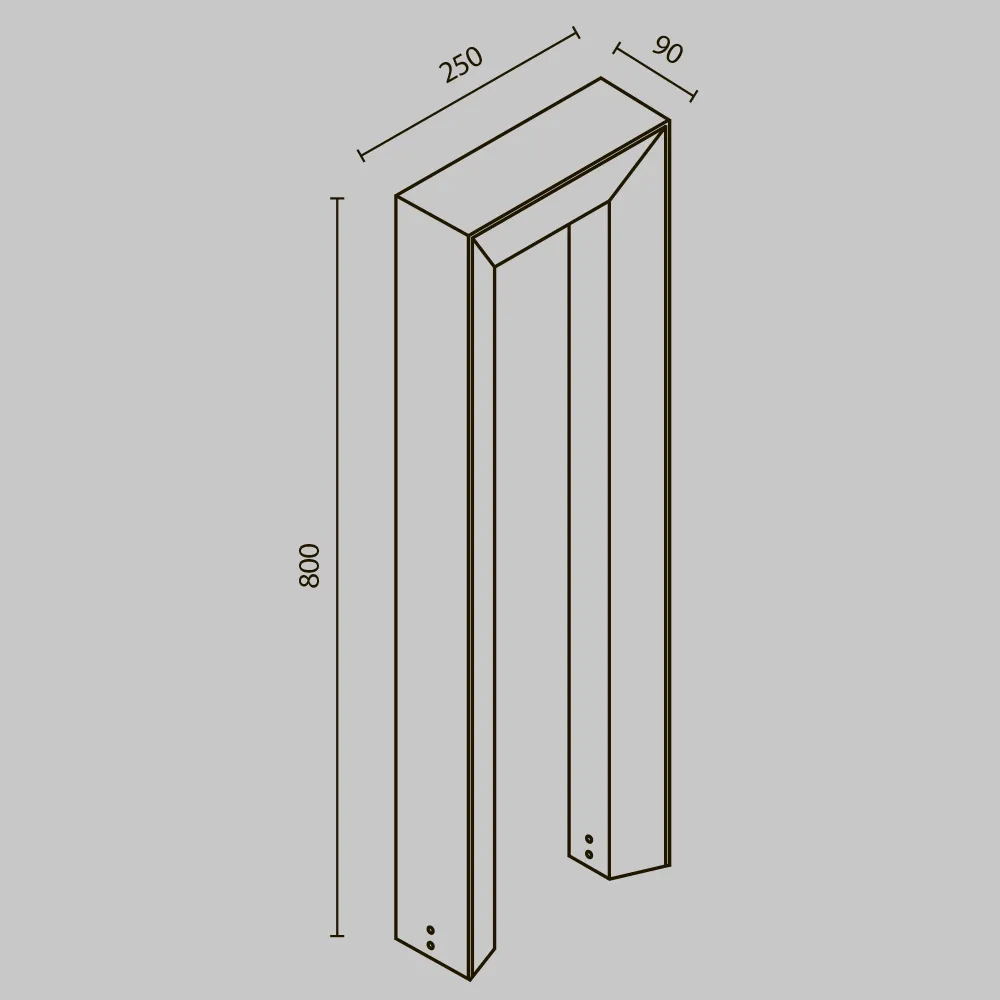 картинка Ландшафтный светильник Outdoor O469FL-L12GF3K