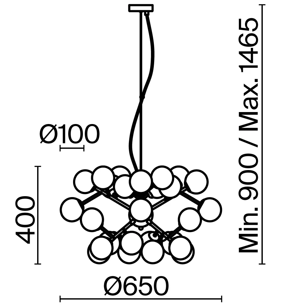 картинка Подвесной светильник Maytoni MOD545PL-24G