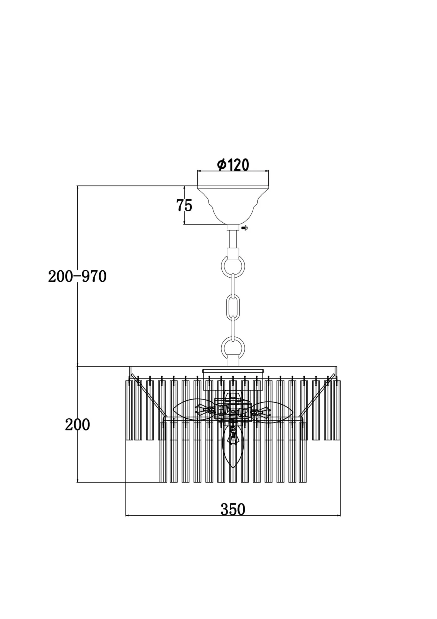 картинка Подвесной светильник Maytoni MOD093PL-04CH