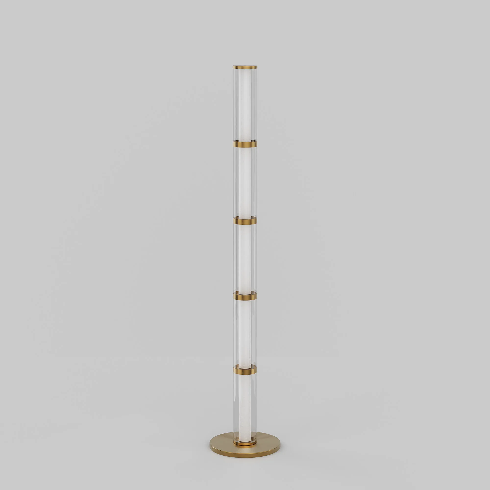 картинка Напольный светодиодный светильник 80537/1 латунь