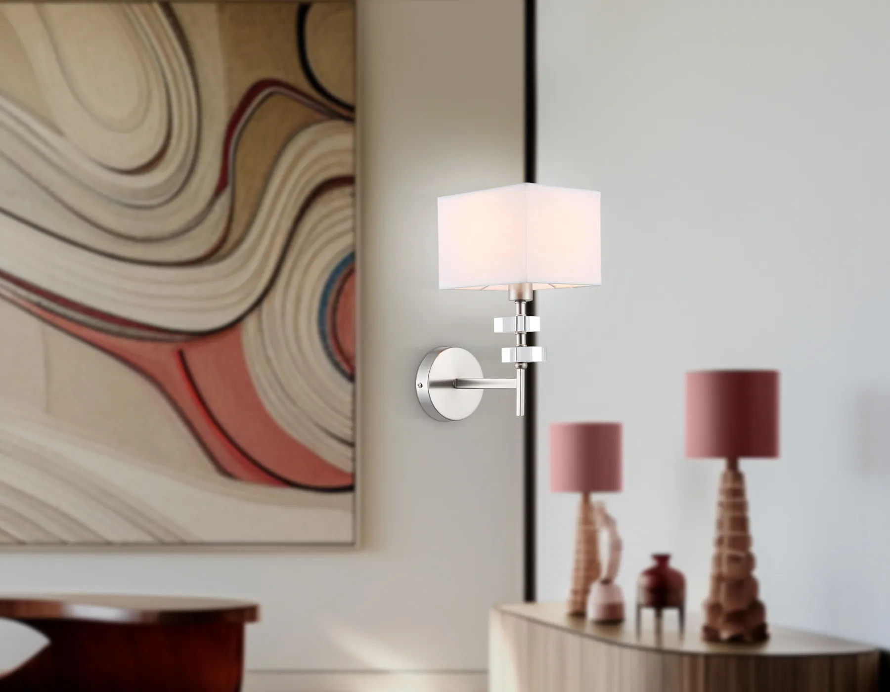 картинка Настенный светильник с абажуром LH71325