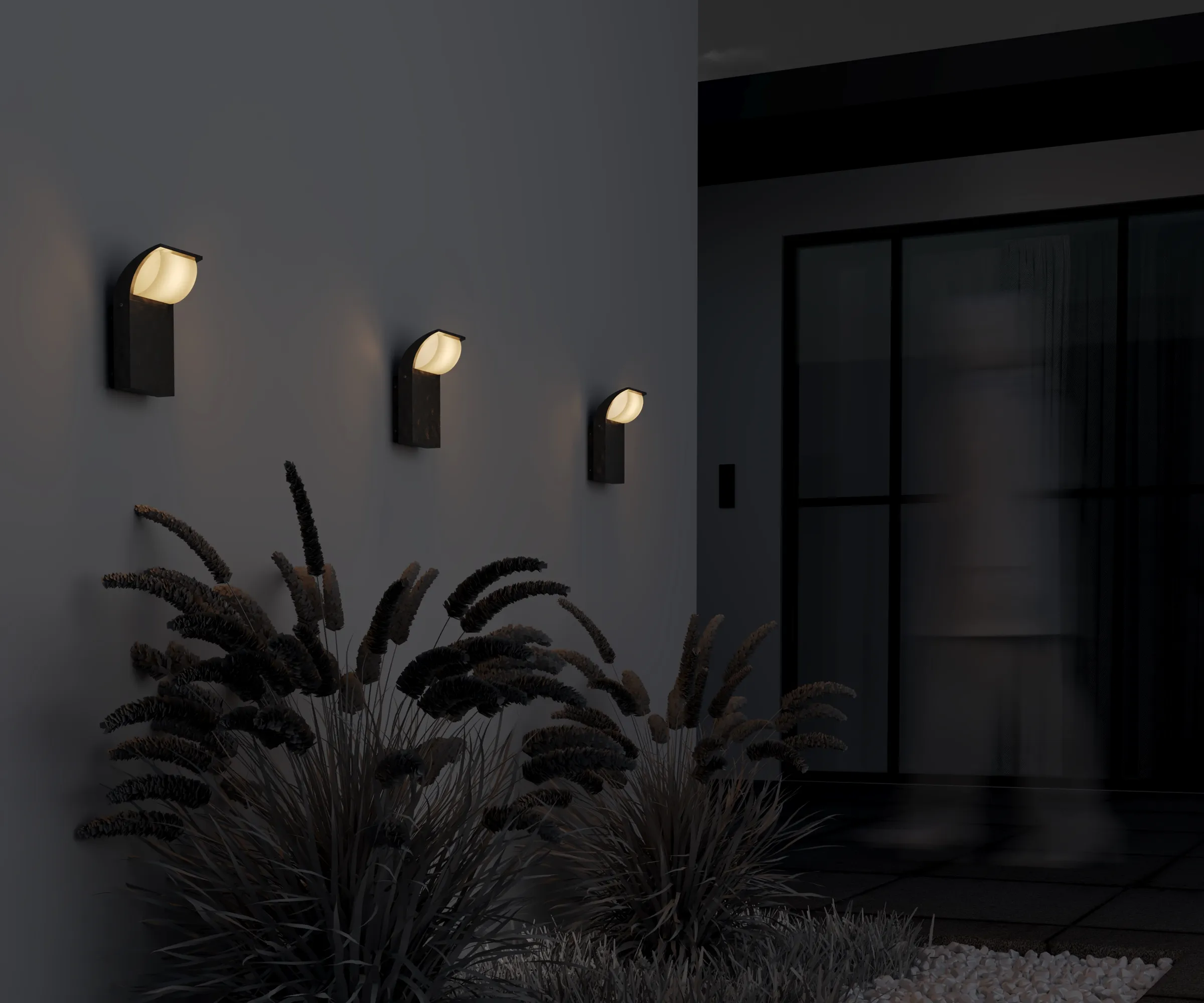 картинка Настенный светильник (бра) Outdoor O446WL-L7GF3K