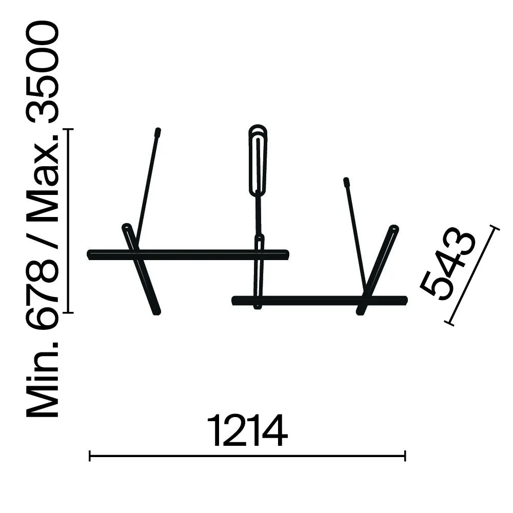картинка Подвесной светильник Maytoni MOD278PL-L50G3K