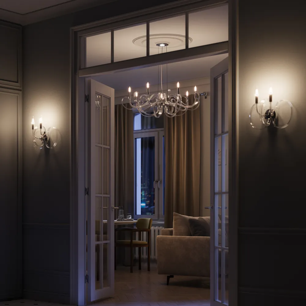 картинка Настенный светильник (бра) Maytoni MOD051WL-02TR