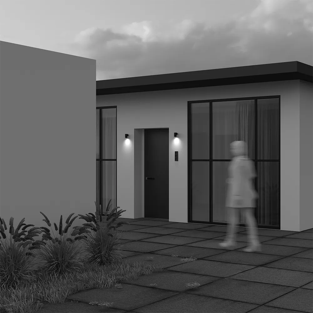 картинка Настенный светильник (бра) Outdoor O493WL-01B