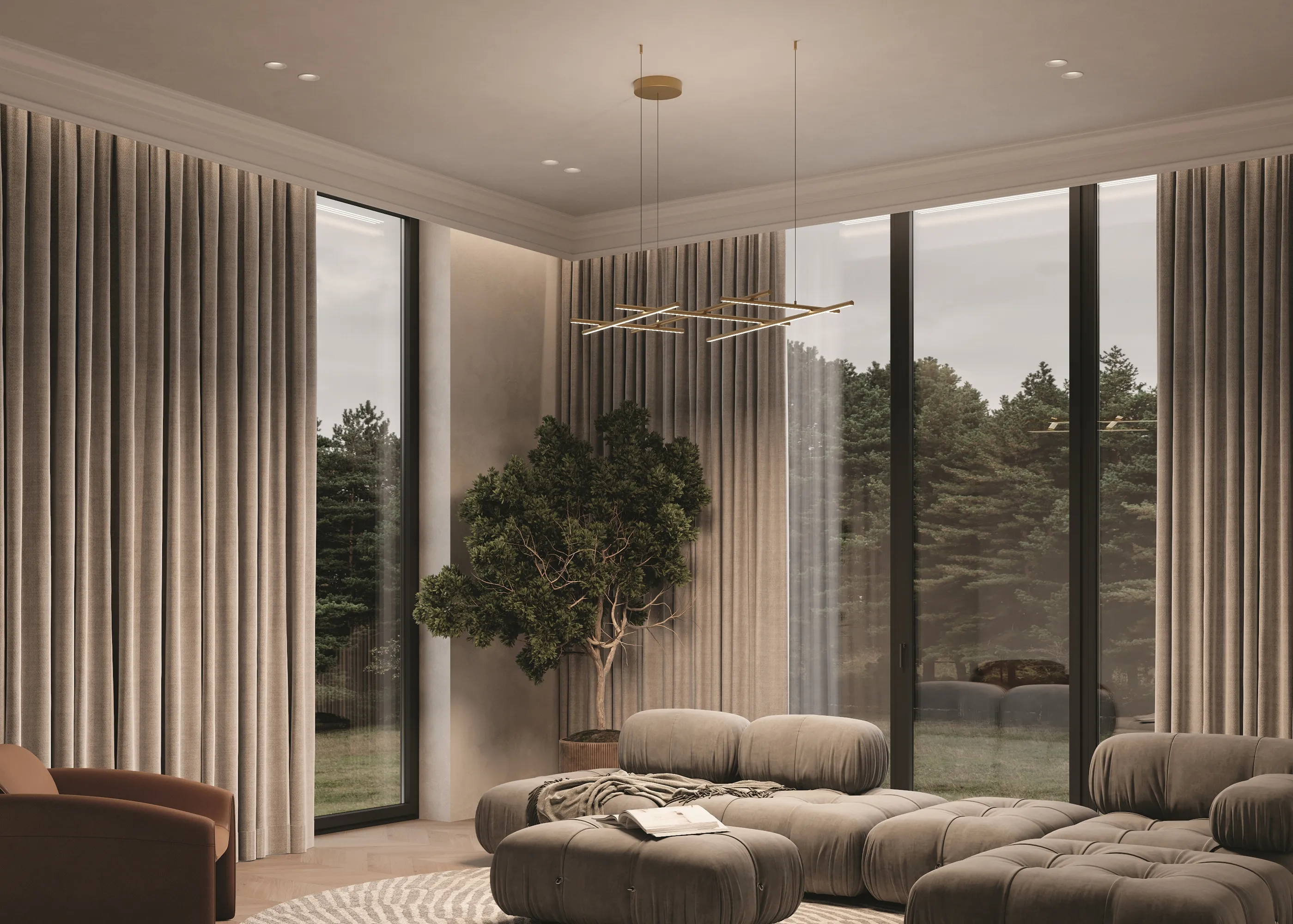 картинка Подвесной светильник Maytoni MOD278PL-L86G3K