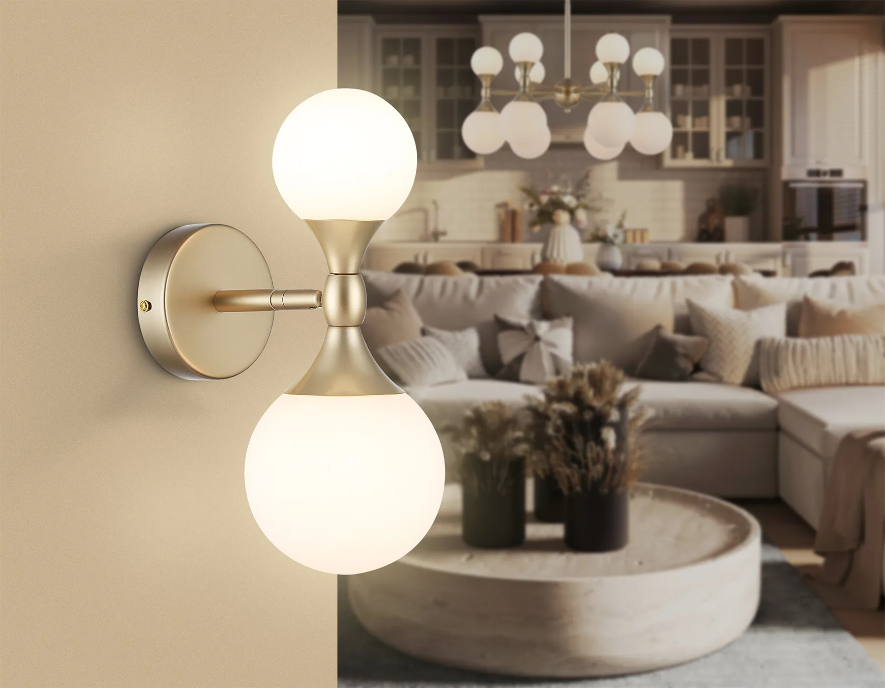 картинка Настенный светильник со сменной лампой LH51053