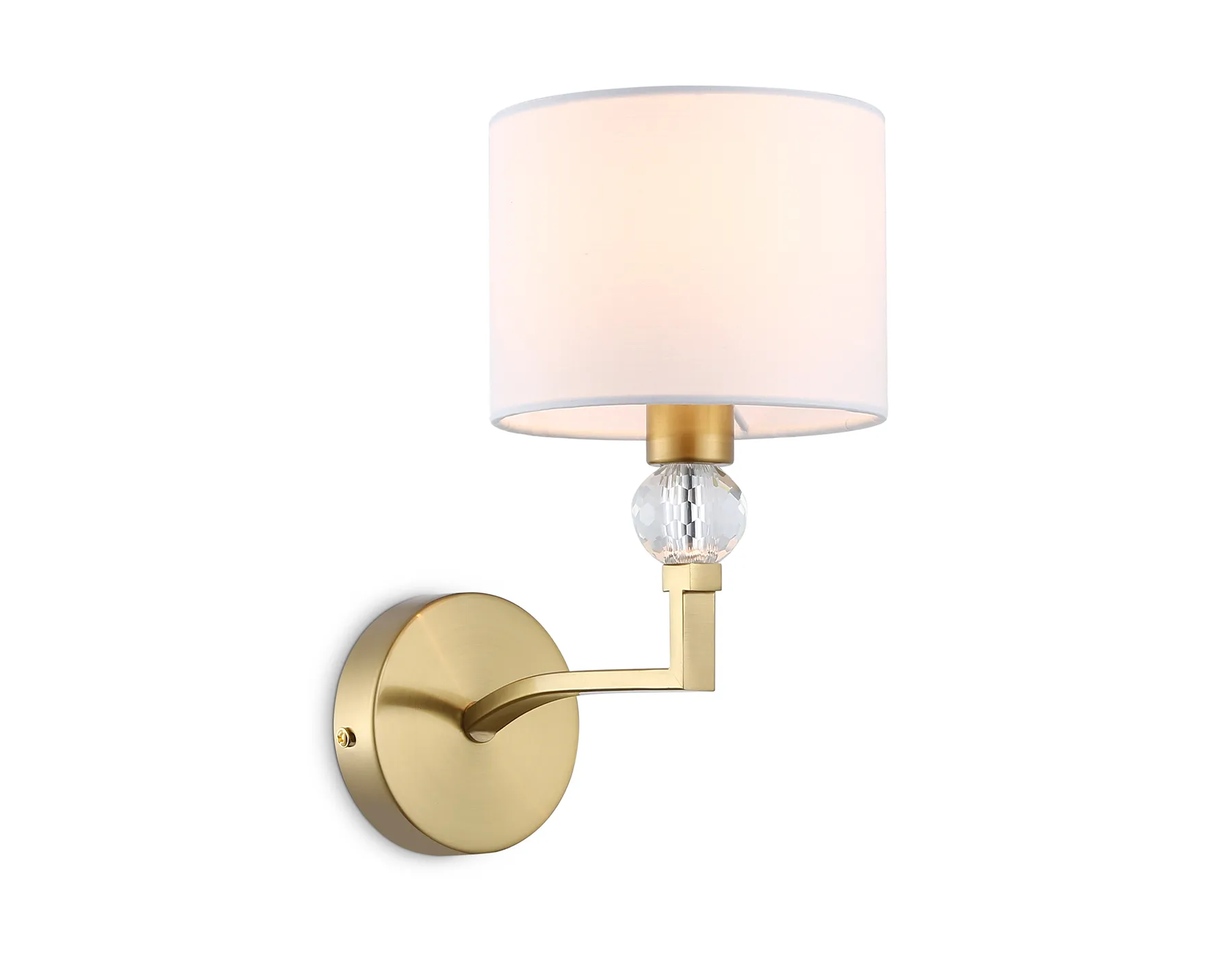 картинка Настенный светильник с абажуром и хрусталем LH71135