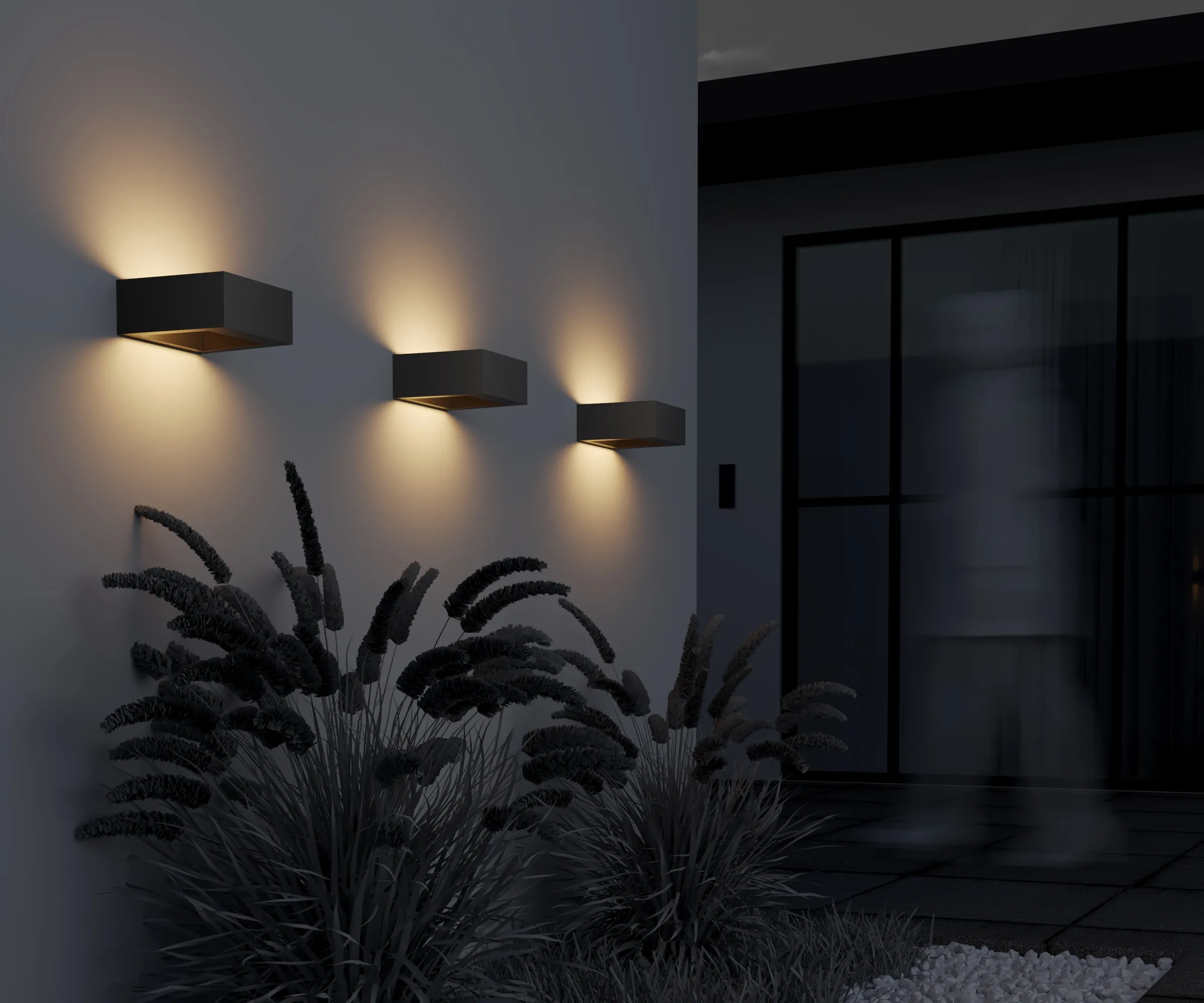 картинка Настенный светильник (бра) Outdoor O464WL-L18GF3K