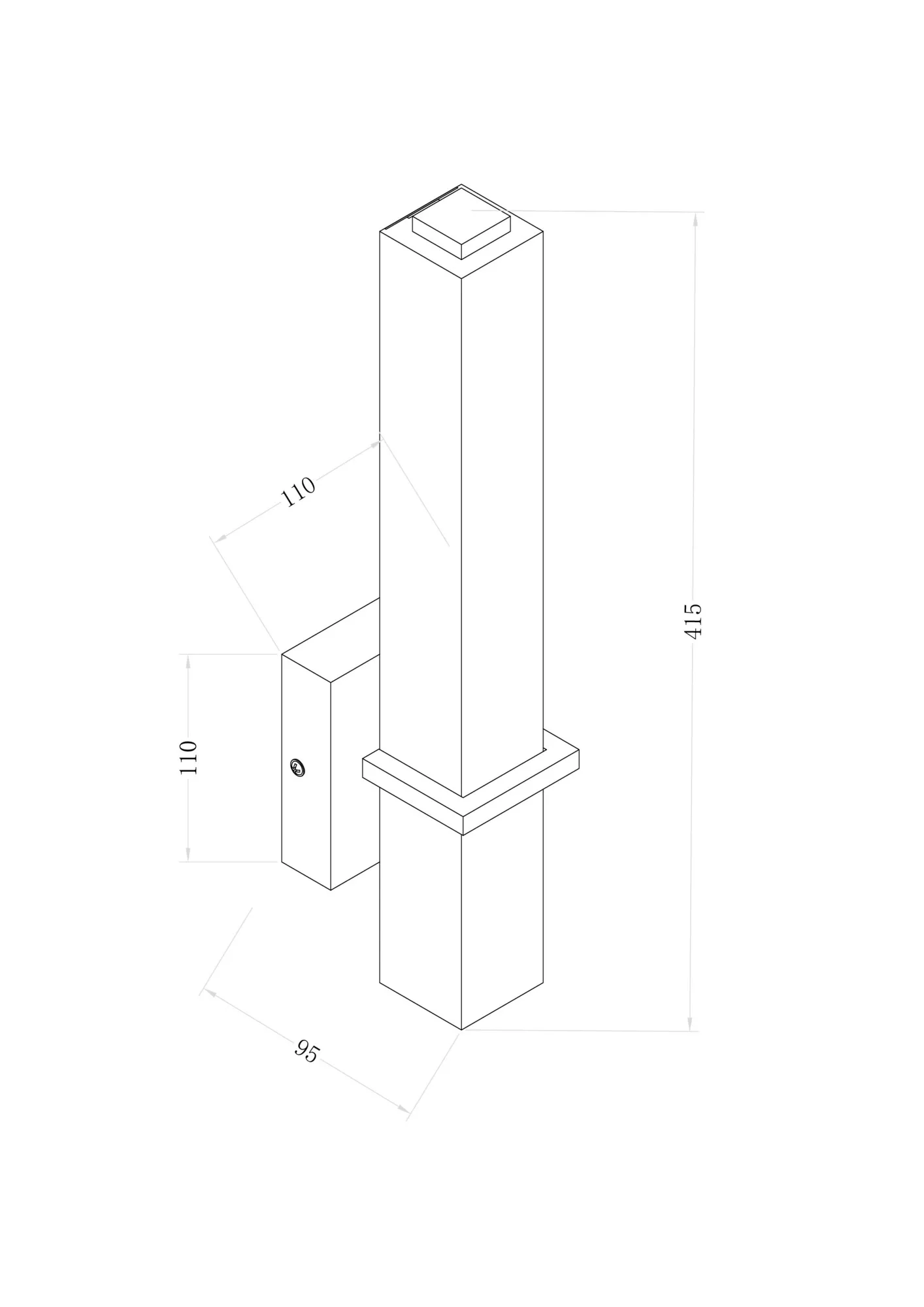 картинка Настенный светильник (бра) Technical C002WL-L12CH4K