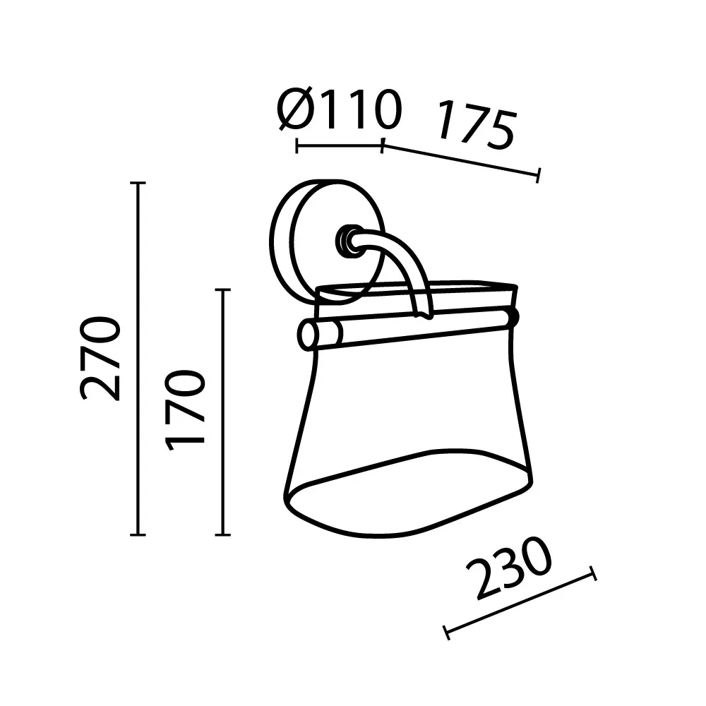 картинка Настенный светильник (бра) Maytoni MOD170WL-L8BS3K2