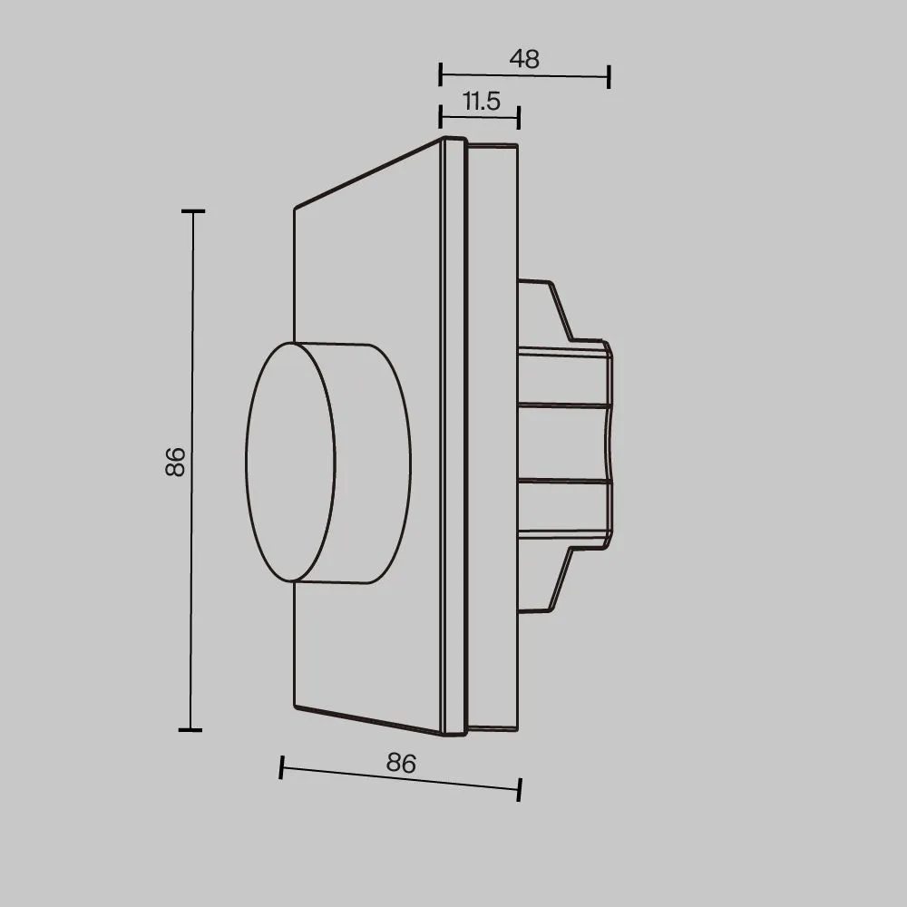 картинка Роторная панель управления Lighting control 731005