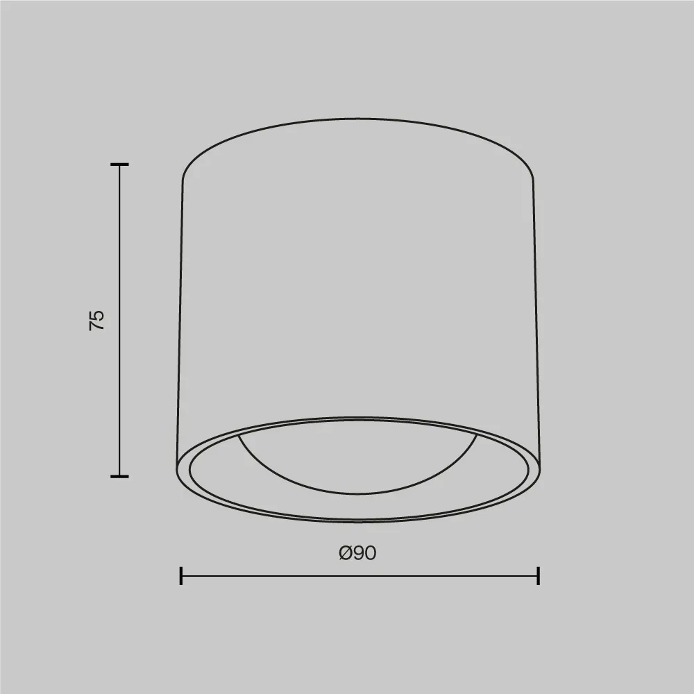 картинка Потолочный светильник Technical C217CL-15W3K-B