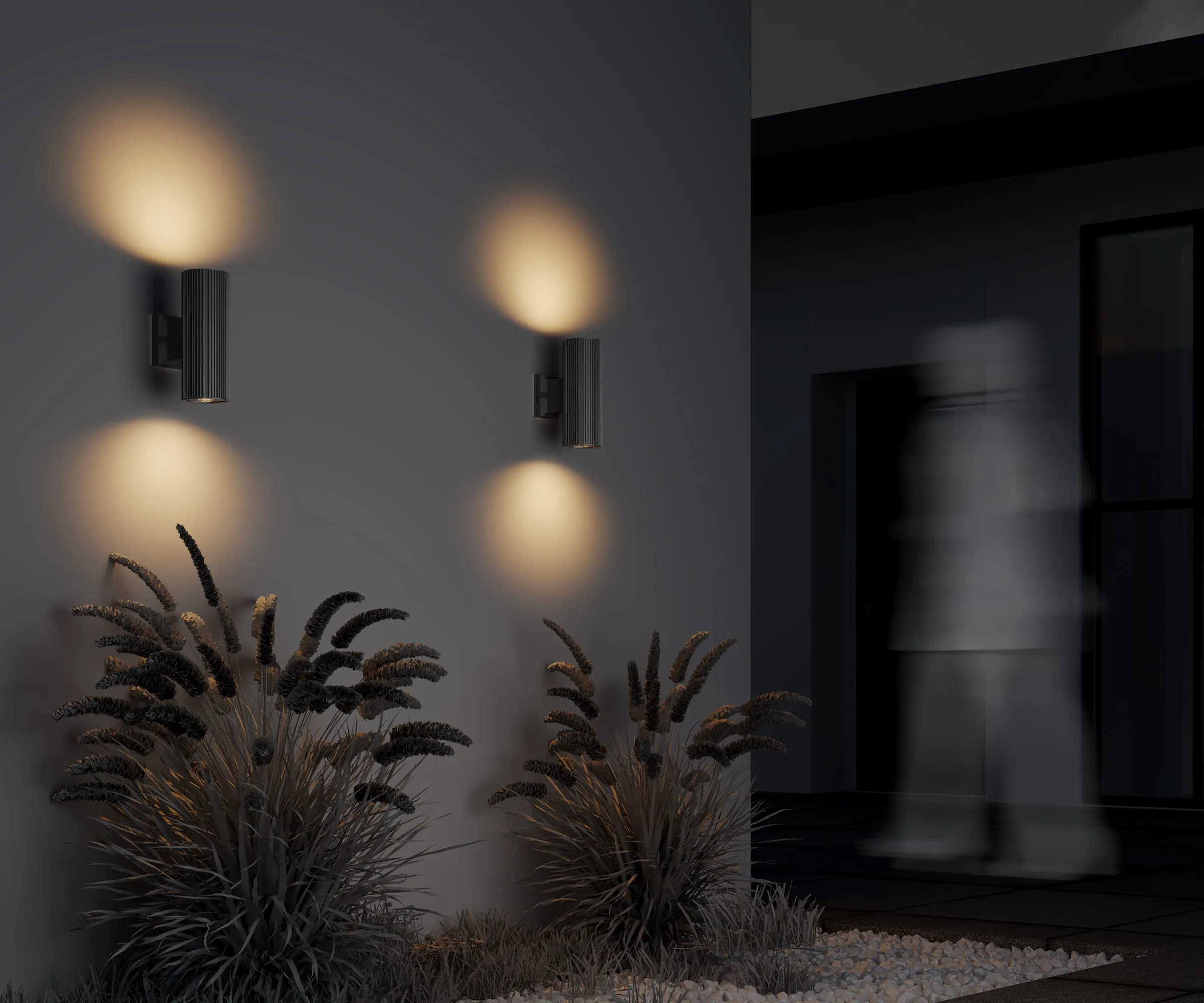 картинка Настенный светильник (бра) Outdoor O419WL-02GR