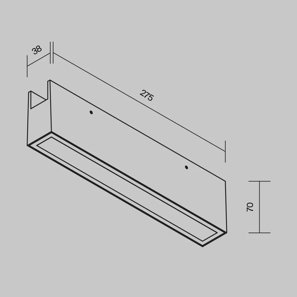 картинка Уличный трековый светильник Outdoor O-TR01-3-S-20WB3K