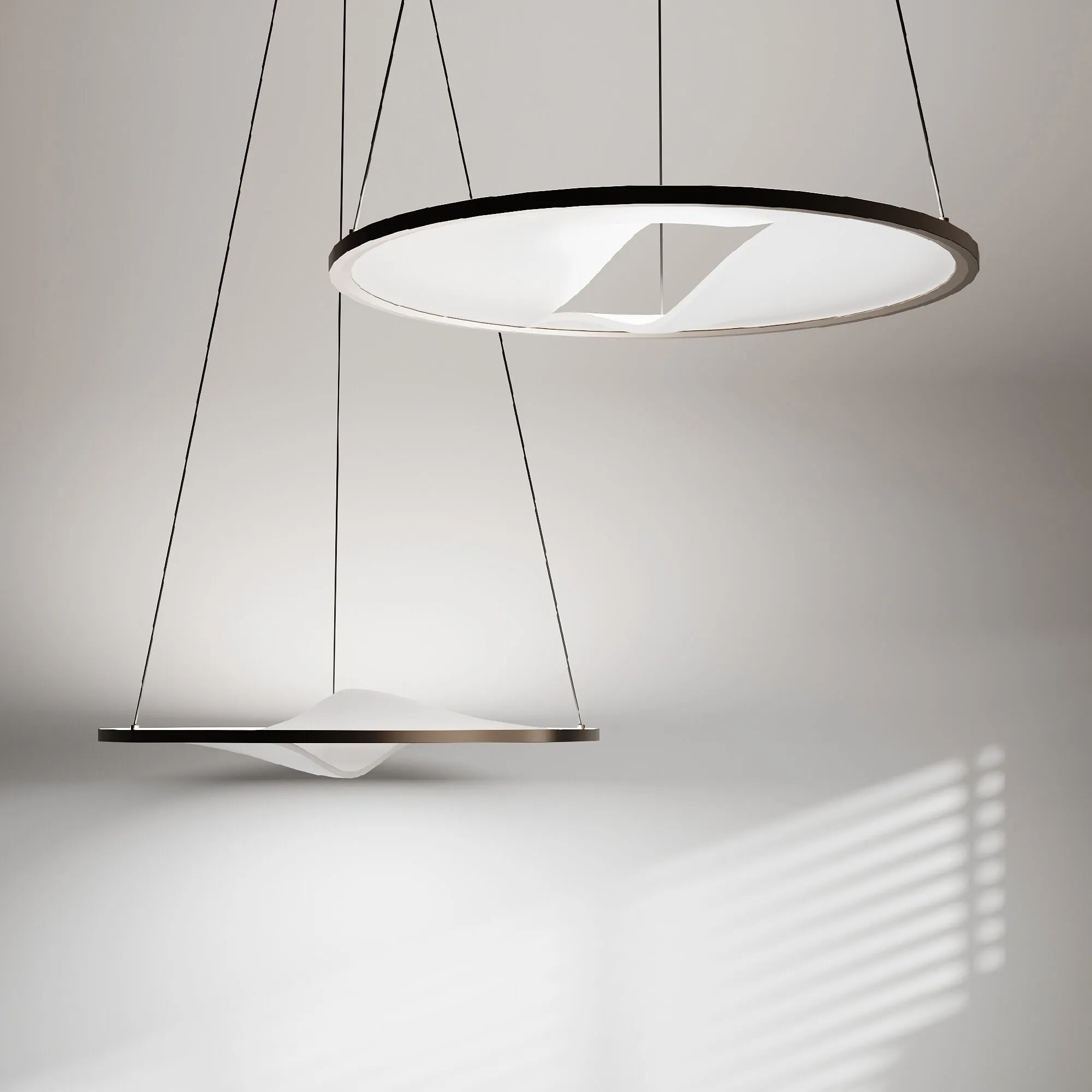 картинка Подвесной светодиодный светильник 40026/1 LED серый