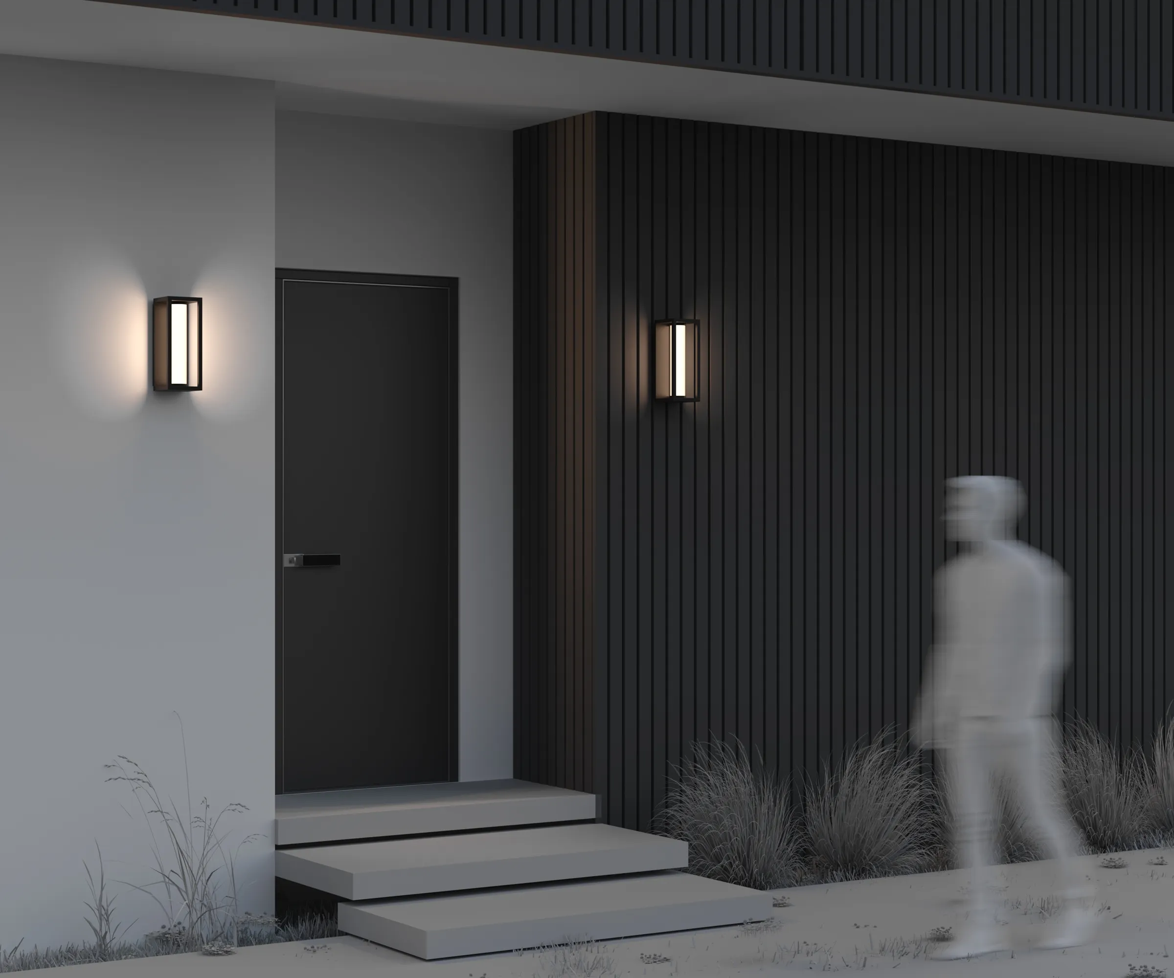 картинка Настенный светильник (бра) Outdoor O480WL-L12B3K