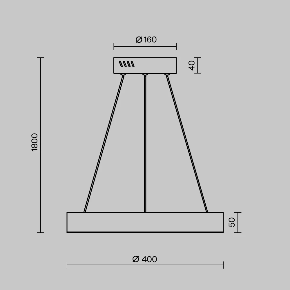 картинка Подвесной светильник Maytoni MOD415PL-L36BS4K