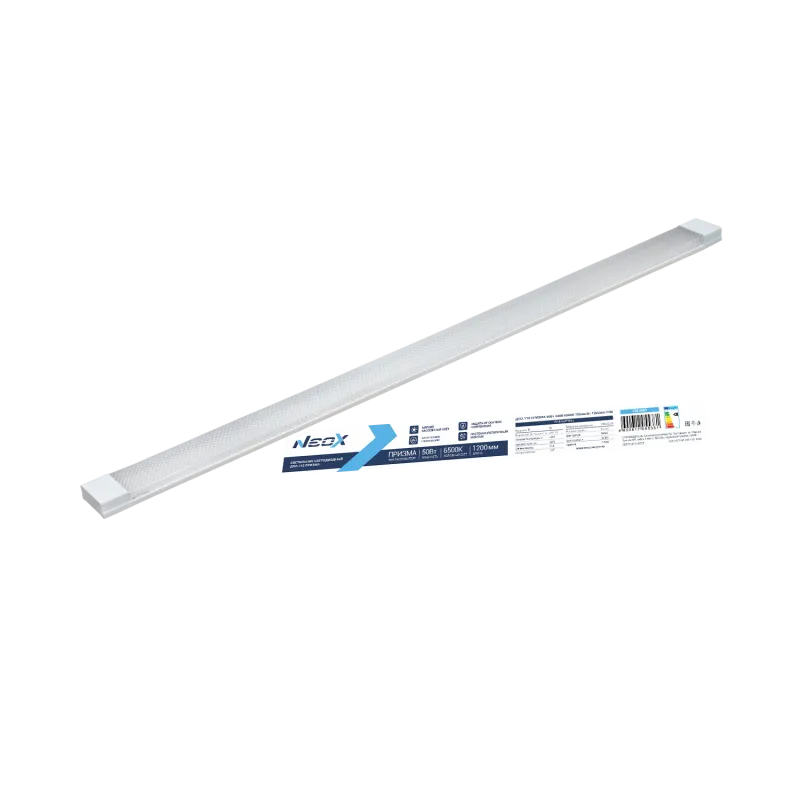 картинка Светильник светодиодный ДПО-110 ПРИЗМА 50Вт 6500К 1200мм IP40 NEOX