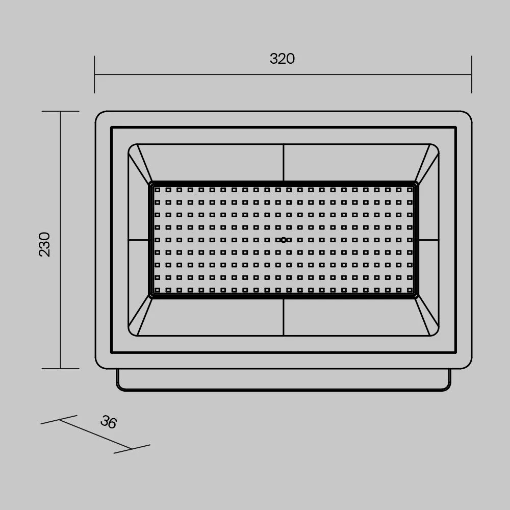 картинка Прожектор Outdoor FL001-L150B6K