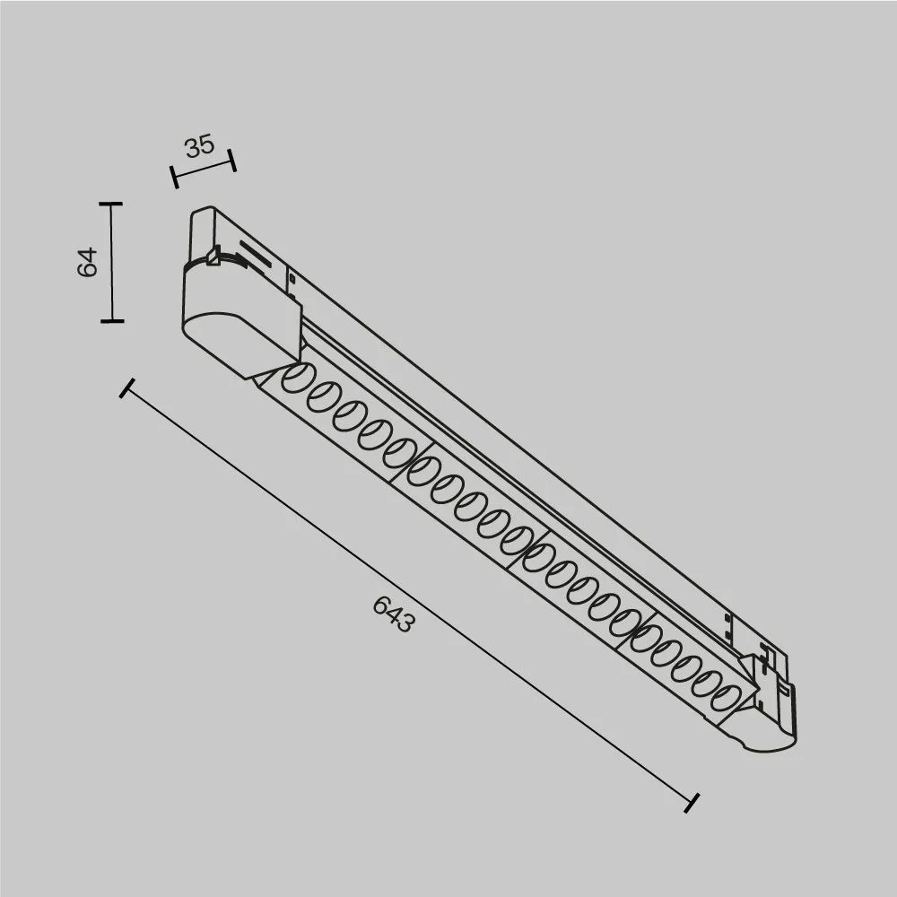картинка Трековый светильник Technical TR195-3-20W2.7K-M-W