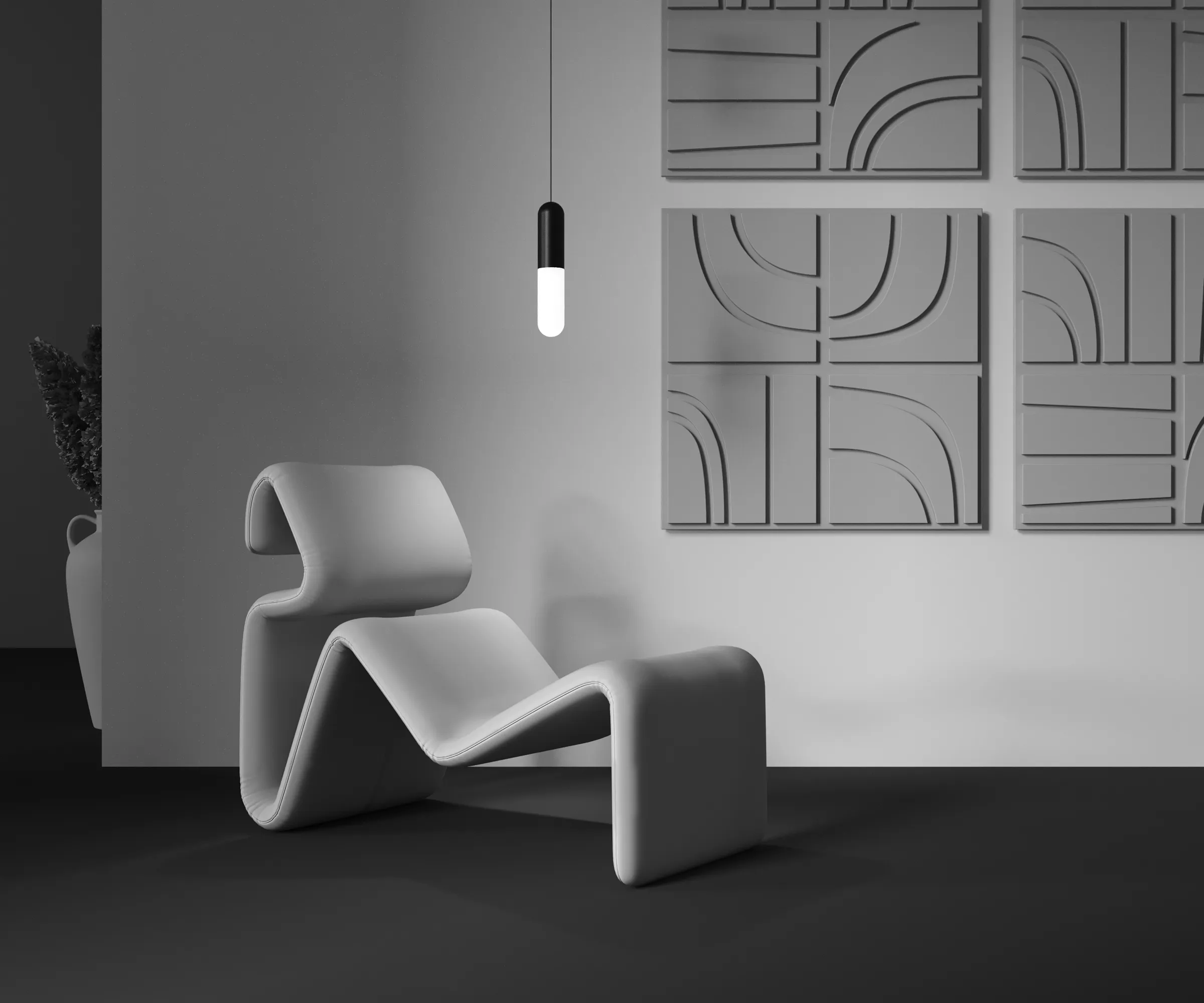 картинка Подвесной светильник Technical P101PL-L300-12W3K-B