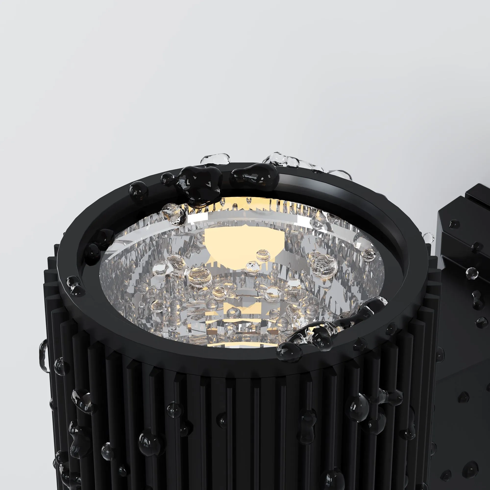 картинка Уличный настенный светильник Outdoor O419WL-01B
