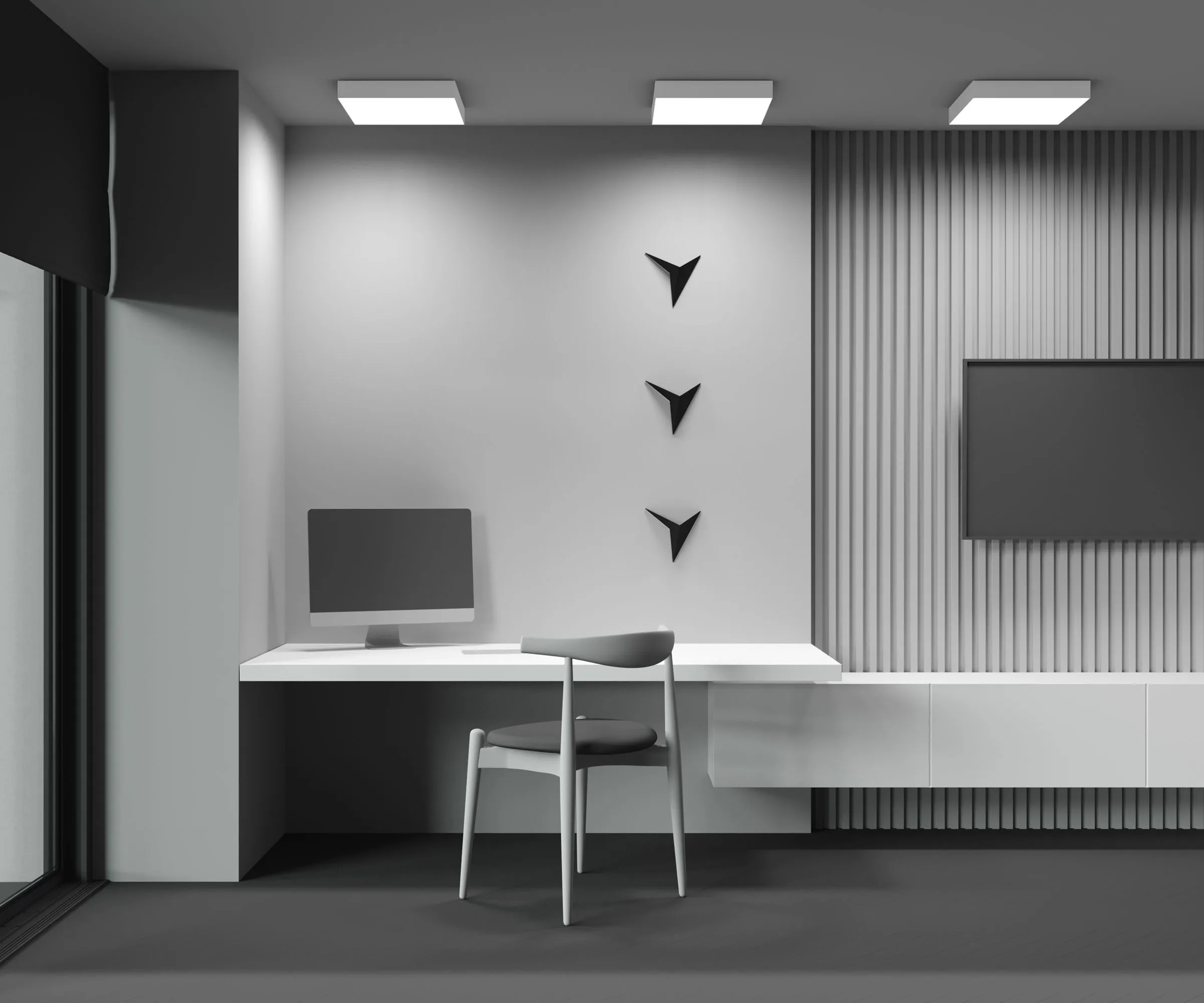 картинка Потолочный светильник Technical C032CL-45W4K-SQ-W