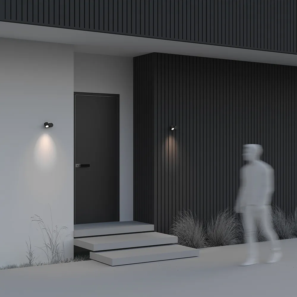 картинка Настенный светильник (бра) Outdoor O010WL-01B