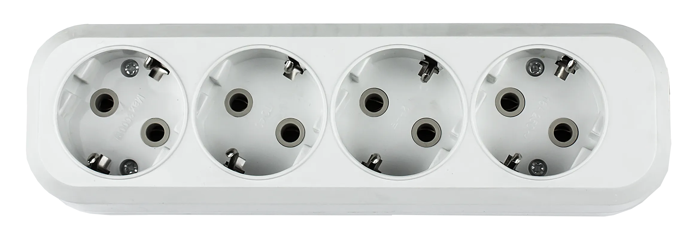 картинка Колодка УЗ-4-GRAND четырехместная с заземлением 5140 IN HOME