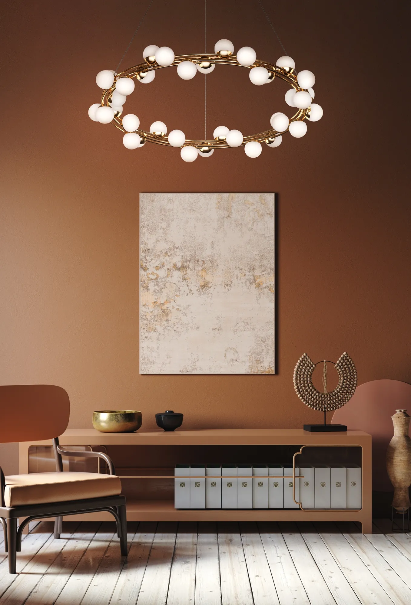 картинка Подвесной светильник Maytoni MOD081PL-L50G3K