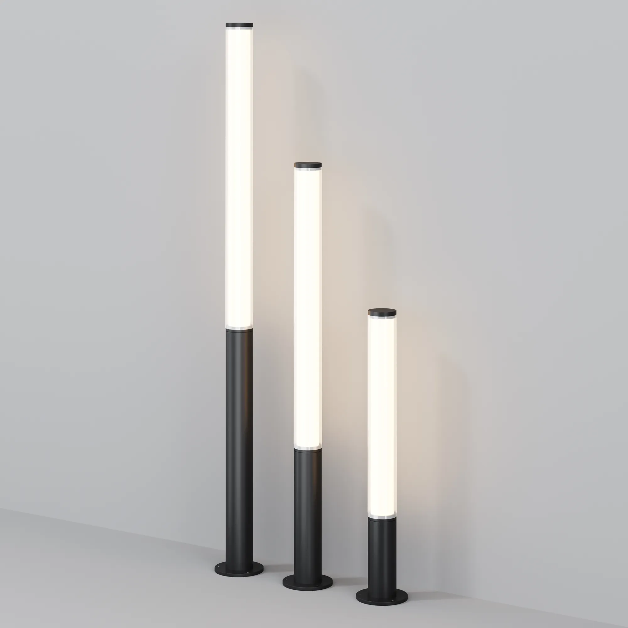 картинка Садово-парковый светильник Outdoor O041FL-L100B3K