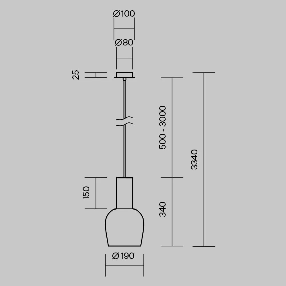 картинка Подвесной светильник Maytoni MOD414PL-L7G3K