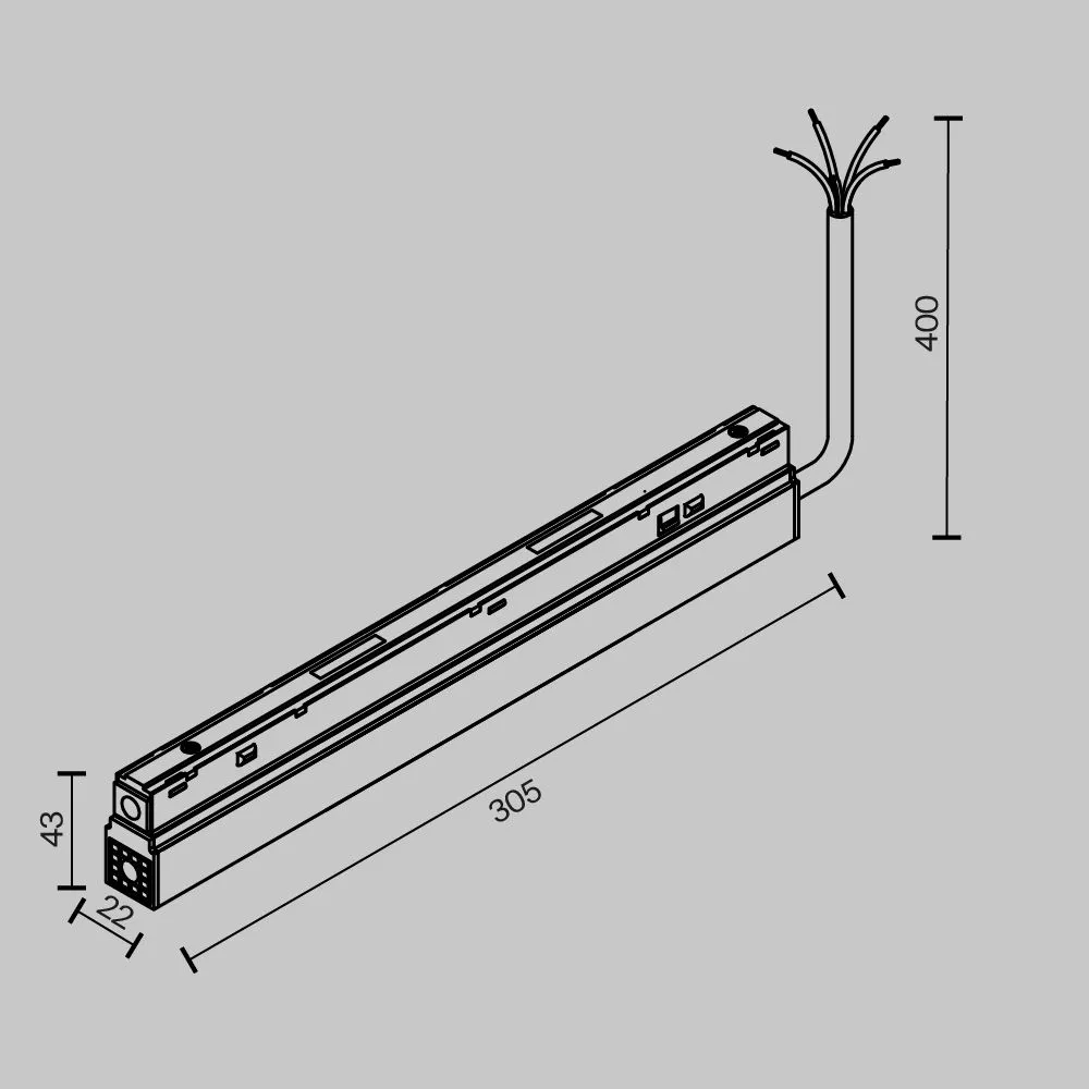 картинка Источник напряжения Technical TRA034DR-200W-DD-B