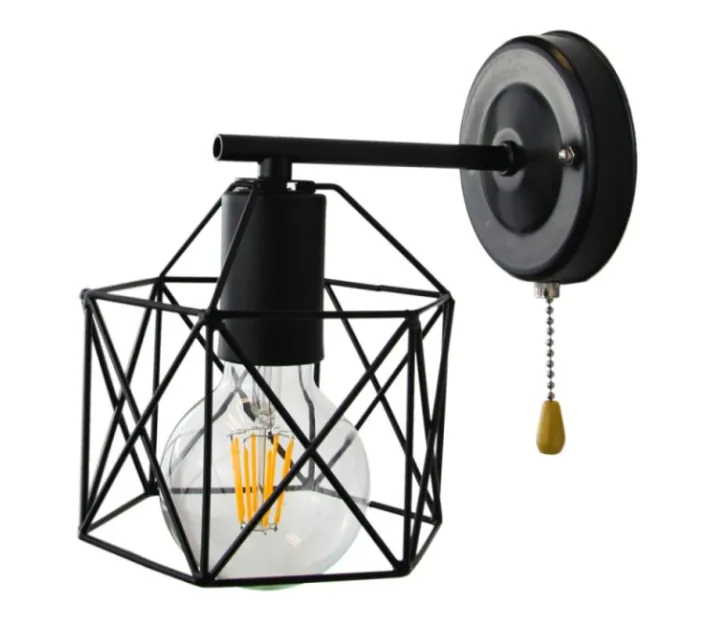 картинка 1721/1 Черный (1) Светильник настенный