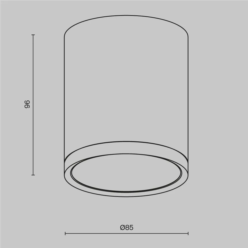 картинка Потолочный светильник Technical C086CM-GX53-MRD-WB